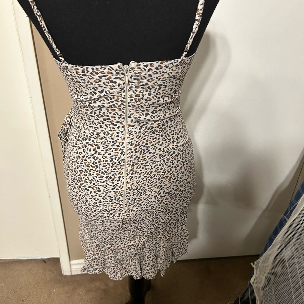Abercrombie Leopard Print Mini Dress XS - Picture 3 of 3